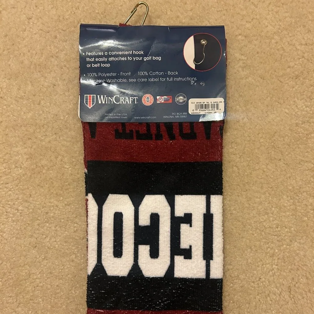 WinCraft Sport Towel With Grommet and Hook, Gameocks, 16